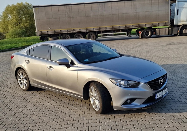 Mazda 6 cena 45700 przebieg: 253000, rok produkcji 2014 z Opalenica małe 191